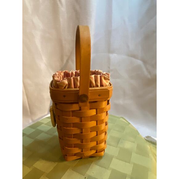 Longaberger Basket American Cancer Society 1998 Signed And Numbered Basket - Picture 6 of 16